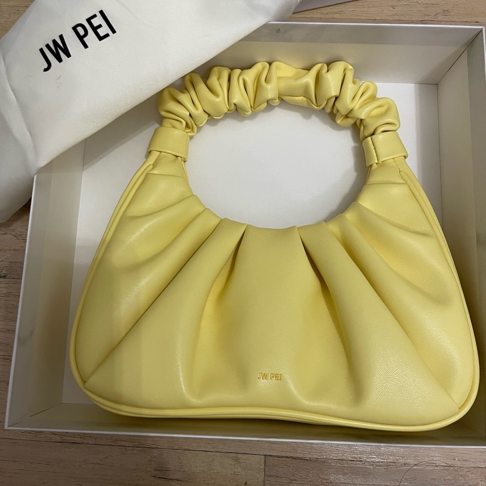 Authentic JW Pei Gabi handbag Pale Yellow
